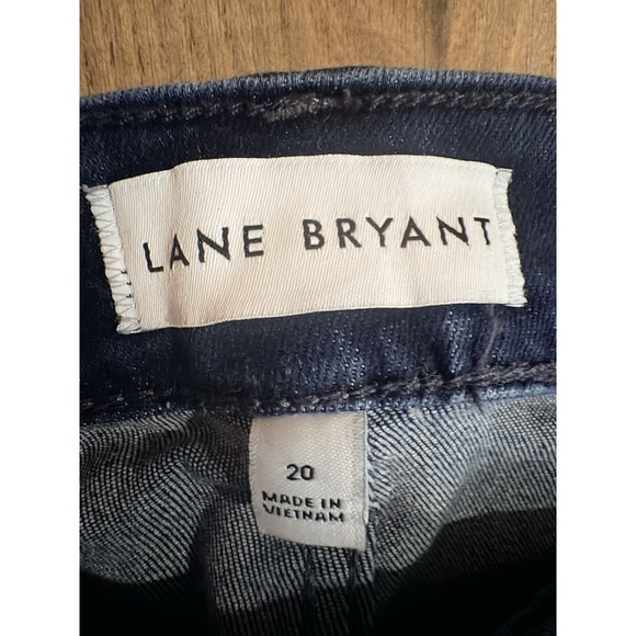 Lane Bryant Mid-Rise Straight Leg Denim Jeans Women's 20 Flex Waist Stretch - Picture 3 of 7